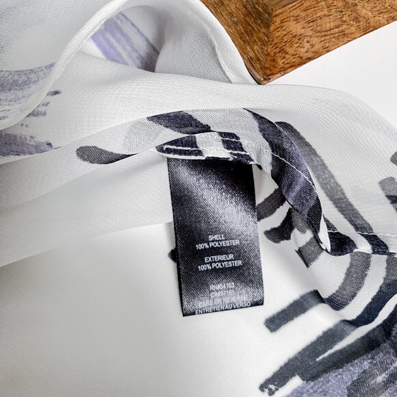 Ivanka Trump - Button Front Print Longsleeve Shirt with Cuffs - Picture 11 of 13